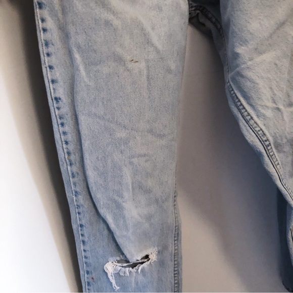 Levi’s Destroyed 512 Slim Fit Tapered Leg Blue Jeans - Picture 8 of 12